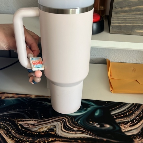 New Stanley Tumbler Cup Handle Charm Anti Social Moms Club Accessory Luggage Tag - Picture 11 of 11